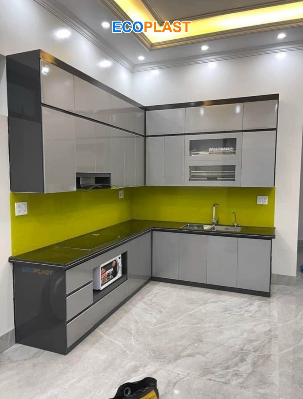 Tủ bếp nhựa Đài Loan cao cấp HL20