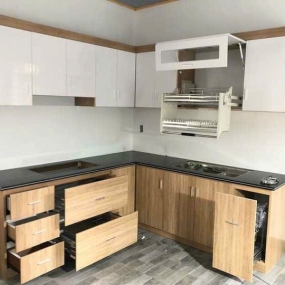 Tủ bếp nhựa Đài Loan cao cấp HL13