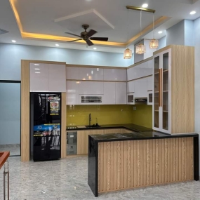 Tủ bếp nhựa Đài Loan cao cấp HL11