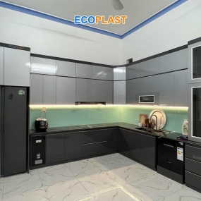 Tủ bếp nhựa Đài Loan cao cấp HL19