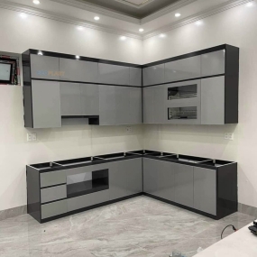 Tủ bếp nhựa Đài Loan cao cấp HL16