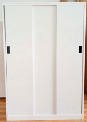 Tủ Nhựa Đài Loan 3 Cánh HL02 - Chân Lùa - Màu Trắng