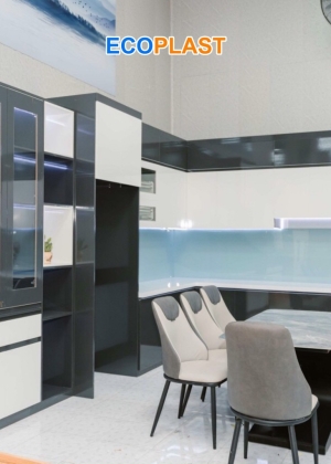 Tủ bếp nhựa Đài Loan cao cấp HL24