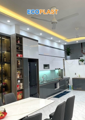 Tủ bếp nhựa Đài Loan cao cấp HL18